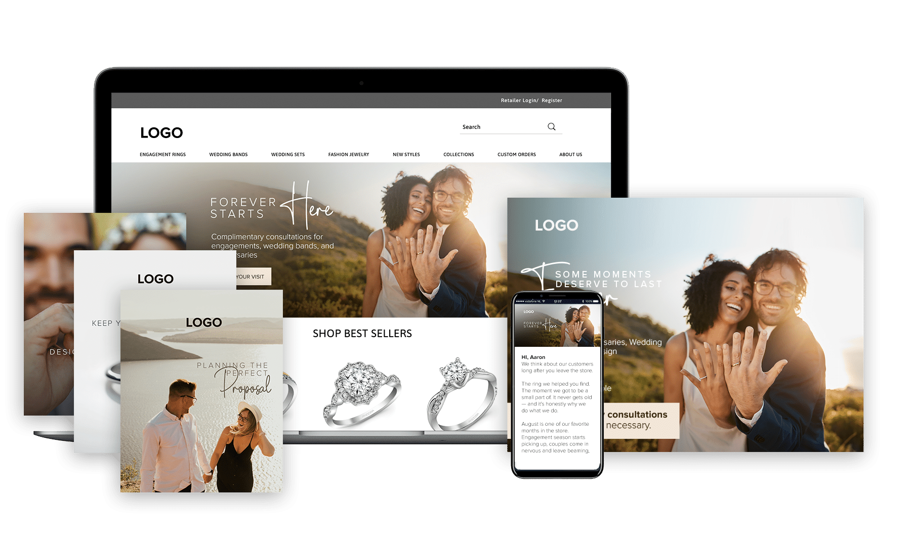 August Jewelry Retailer Marketing